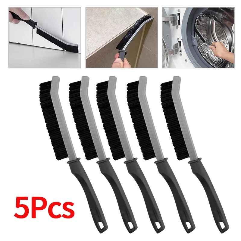 Cepillo de limpieza duradero para lechada, cepillos de limpieza para huecos, juntas de azulejos de cerdas duras, limpiador de ángulo muerto, herramienta de limpieza para baño y cocina