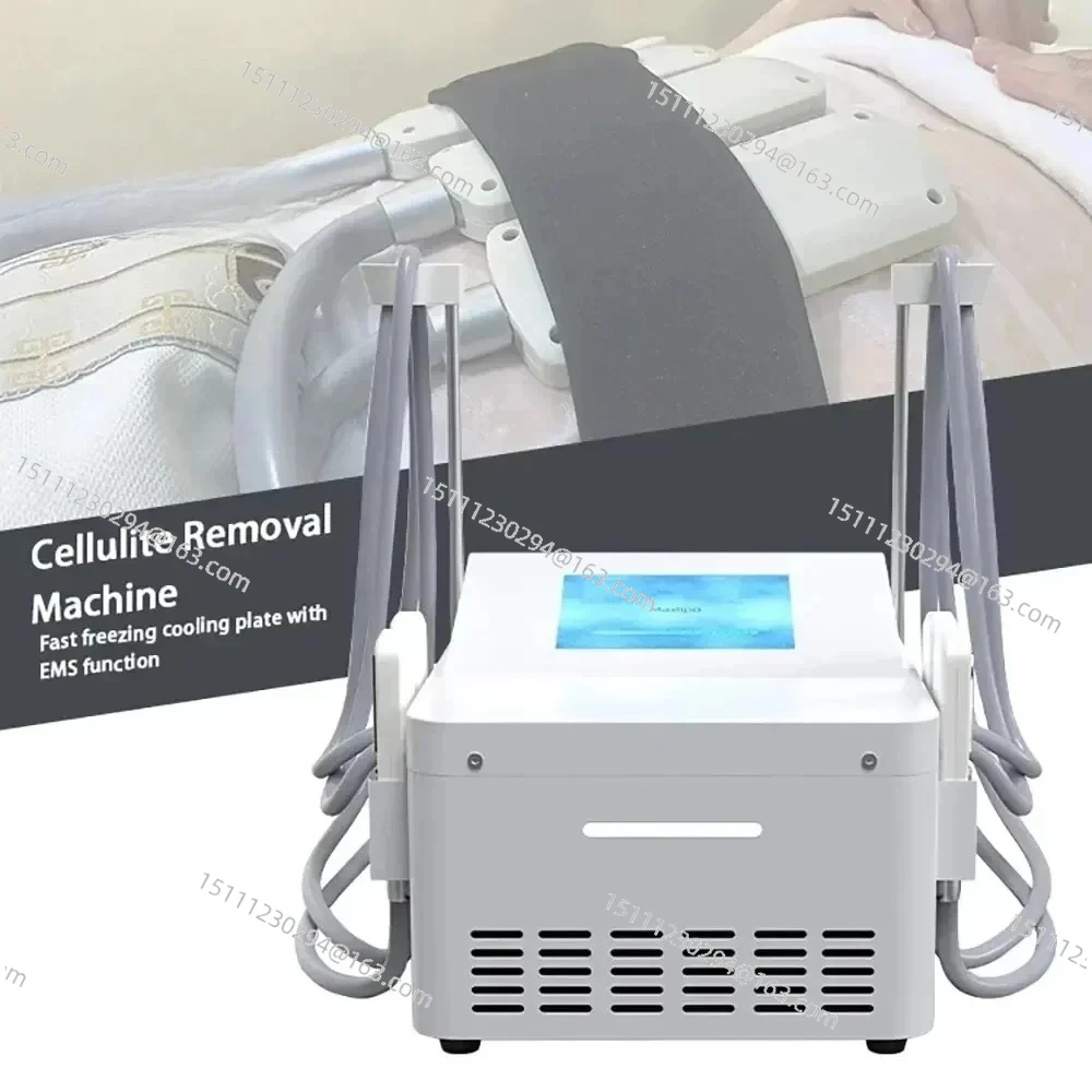Portable Ems Body Slimming Cryolipolysis Machine Latest Cryo Plate Cool Body Sculpting Fat Freeze Salon Massager Device