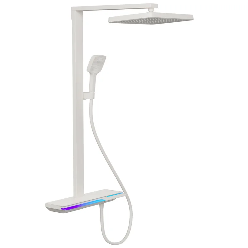 

Shower shower, hidden waterfall, shower set, ambient light.