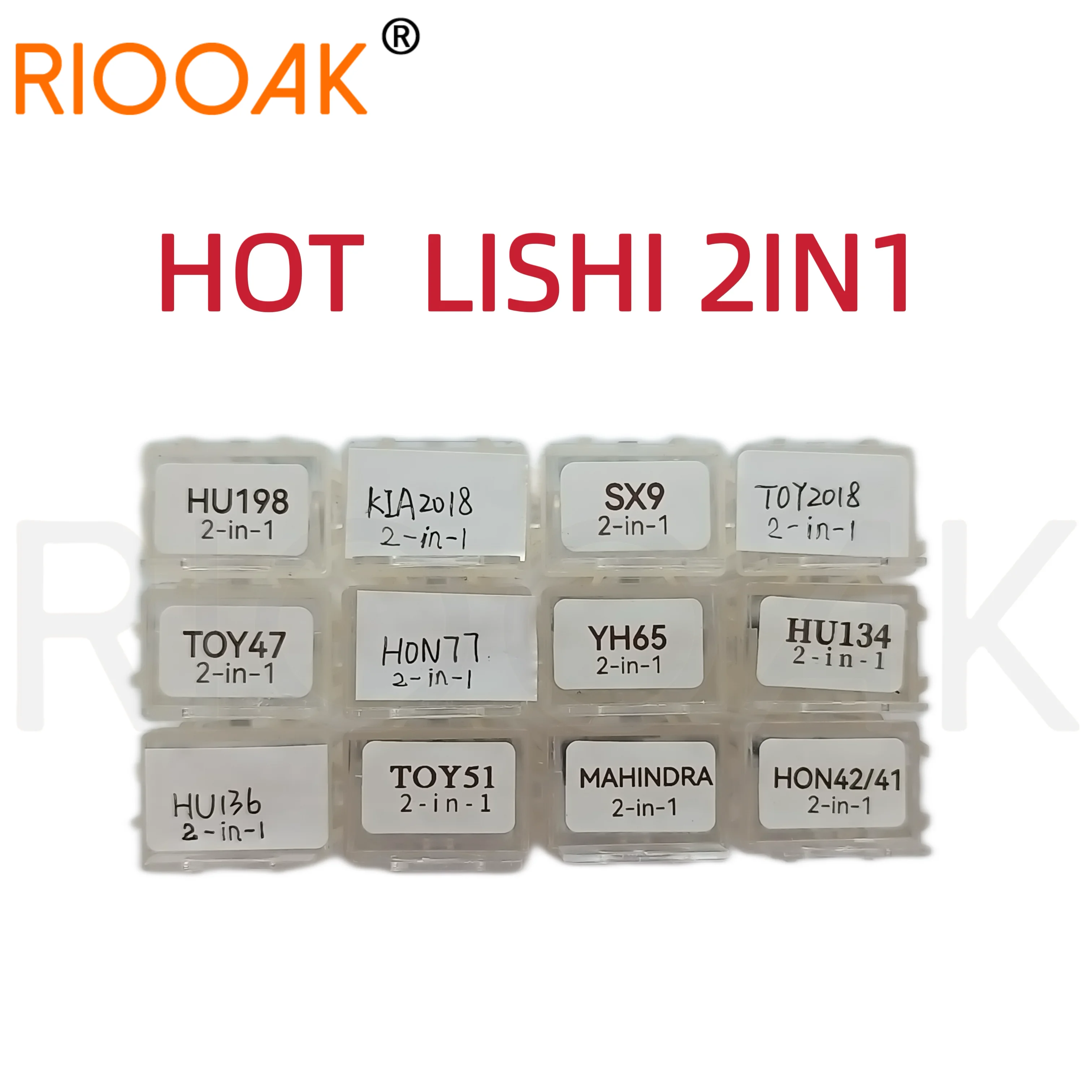 

Lishi 2 In 1 Tool FOR Kia2018 SX9 TOY2018 TOY47 HON77 YH65 HU136 TOY51 HON41 HU134 HON63 Ford2017 for Mahindra 2 in 1