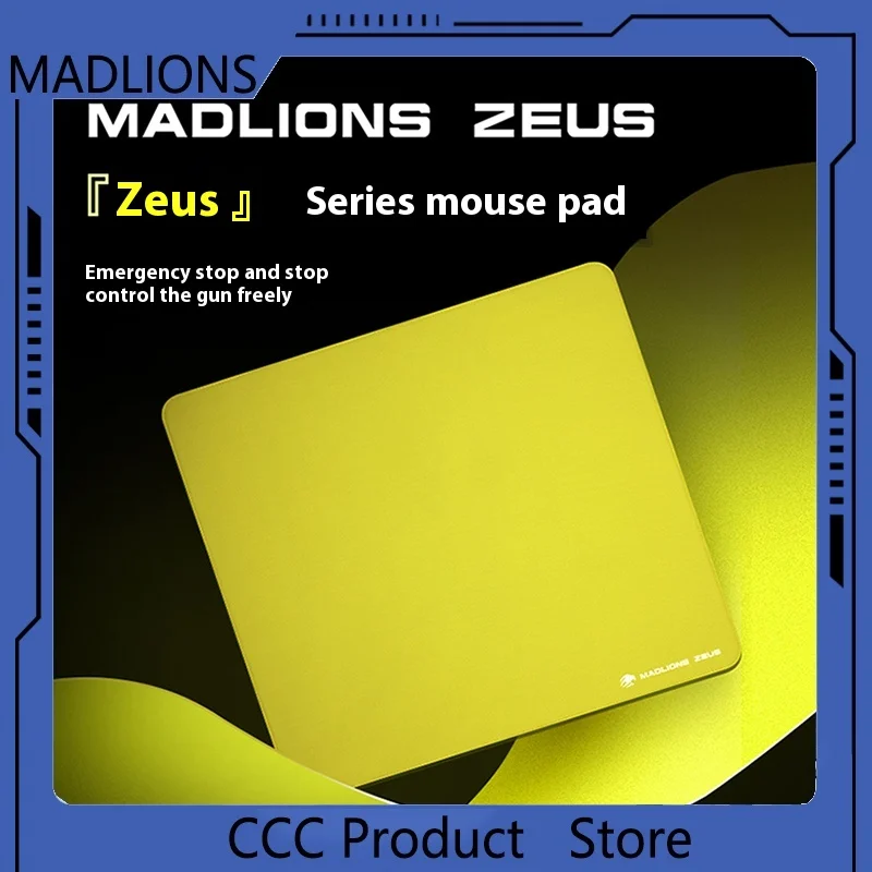 New MADLIONS Zeus Mouse Pad Gaming Pad Neutral Balance Pad Esports Fps Gaming Special Office Game Gift Mouse Keyboard Accessorie