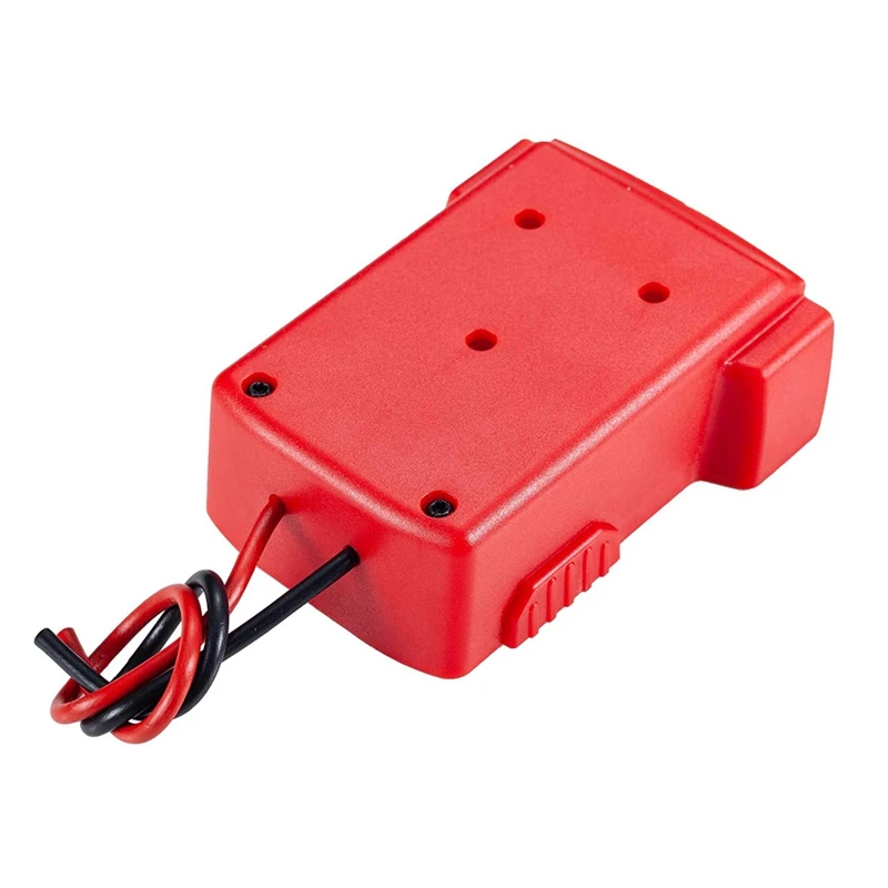 2Pcs Battery Adapter 12AWG Battery Mounts Storage Holder For M18 XC 18V To Dock Power 2 Wirings Battery Storage Boxes