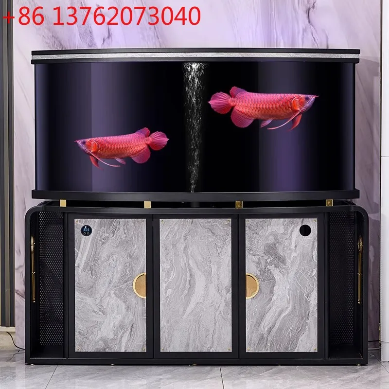 

Новый аквариум для гостиной, большой 1,5-метровый аквариум с драконом, нижний фильтр, безводный акриловый аквариум