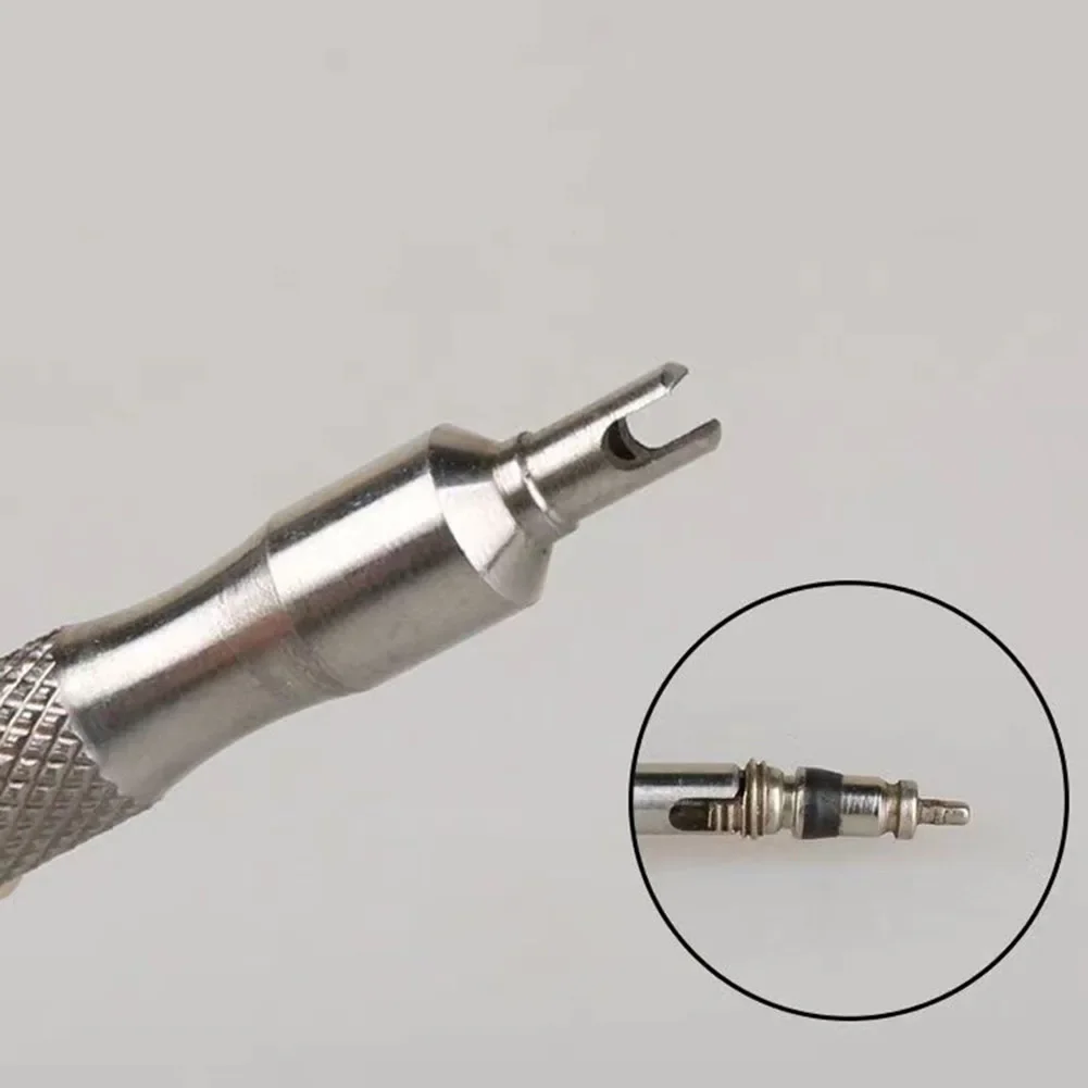 مفك براغي لإصلاح الإطارات وإزالة الإطارات، مفك براغي لإطارات الدراجة، فضي مدمج ومحمول، سهل الاستخدام، لون فضي #3