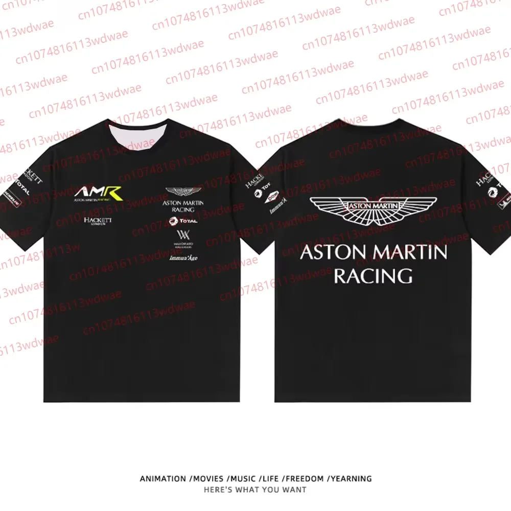 Camiseta Aston Martin para hombre, camiseta con estampado 3D de motocicleta, traje de carreras Fernando Alonso 14, camiseta de Super Racing Fan James Bond