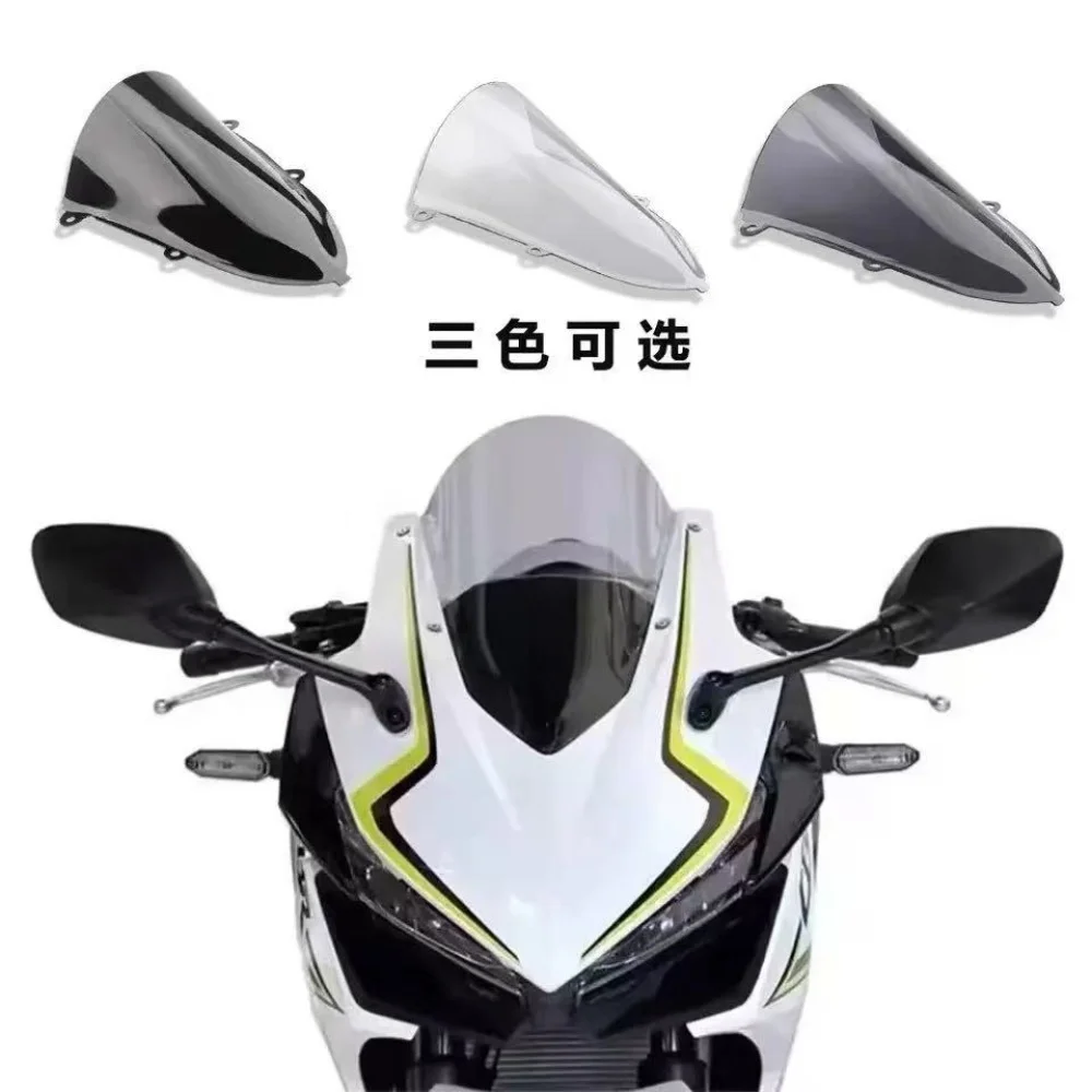 Pare-brise gris pour Honda, pare-brise, déflecteurs de vent, visière en verre, CBR500R, CBR400R, CBR 500 R, 400R, 2019, 2020, 20