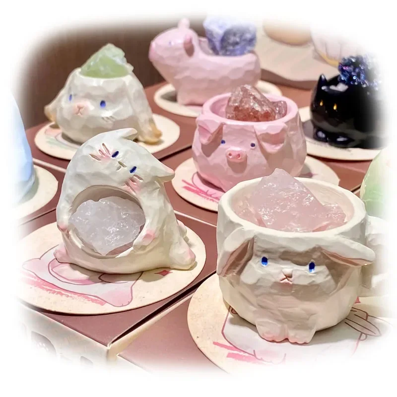 

Crystal Animal Blind Box - Cute Resin Figurines for Desktop Decor, Unique Collectible Toy & Creative Gift for All Ages.