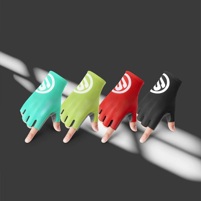1 Pair Sunscreen Fishing Gloves Breathable Anti Slip Durable Quick-drying Thin Outdoor Half Finger Riding Gloves image 6