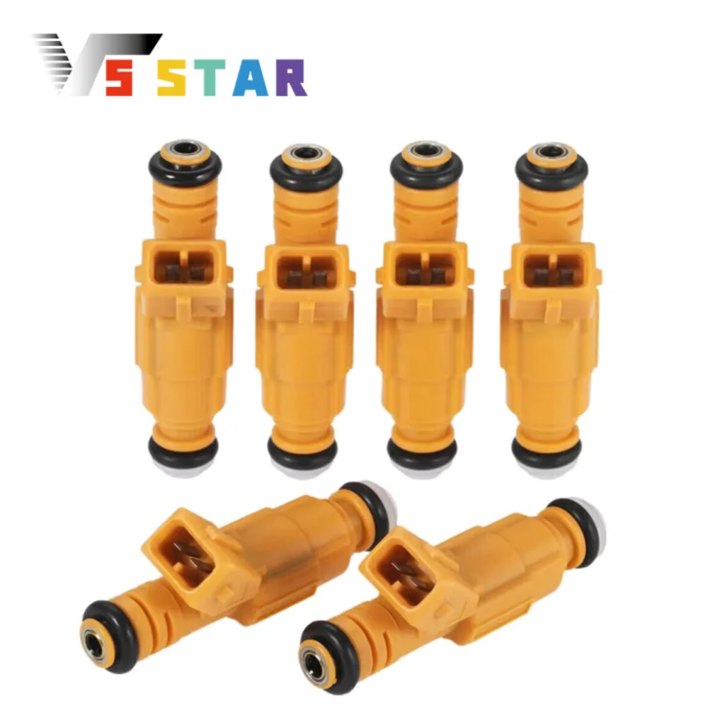 

M02710X6 0280155710 0280155700 0280155703 6 шт. Высококачественные оригинальные топливные форсунки для JEEP Cherokee 4.0L 1989-1998 годов FP-1087