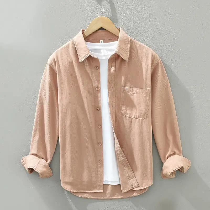 

Men's Embroidered irt with ket Long Sve Cotton Casual Top Non-iron Treaent Daily Wear Comfortable Fit Faionable