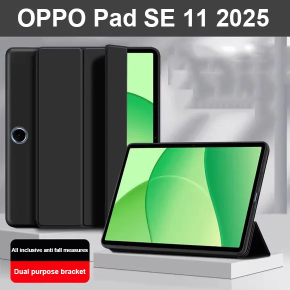 

Смарт-чехол для OPPO Pad SE 11 дюймов 2025 OPD2417 Pad2 Pad3 11.61 Air 2 Neo 11.4 Air 10.36 Складная подставка из искусственной кожи с магнитной подставкой