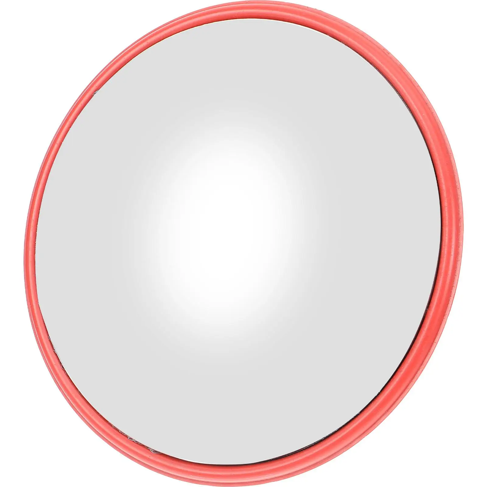 Round Indoor Outdoor Convex Mirror 30cm Plastic Aluminum Traffic Surveillance Security Garage Home Office