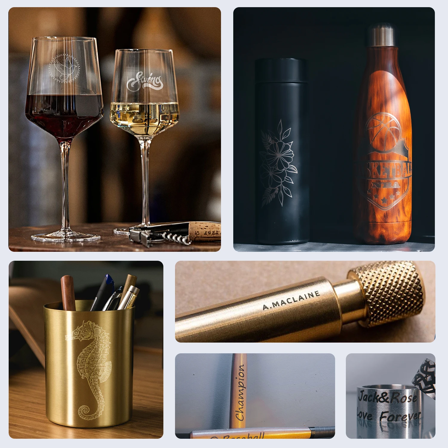 ロングレーザー彫刻機ロータリーローラー、Y軸レーザー彫刻機アタッチメント360 °   回転、他の彫刻機ブランドと互換性あり