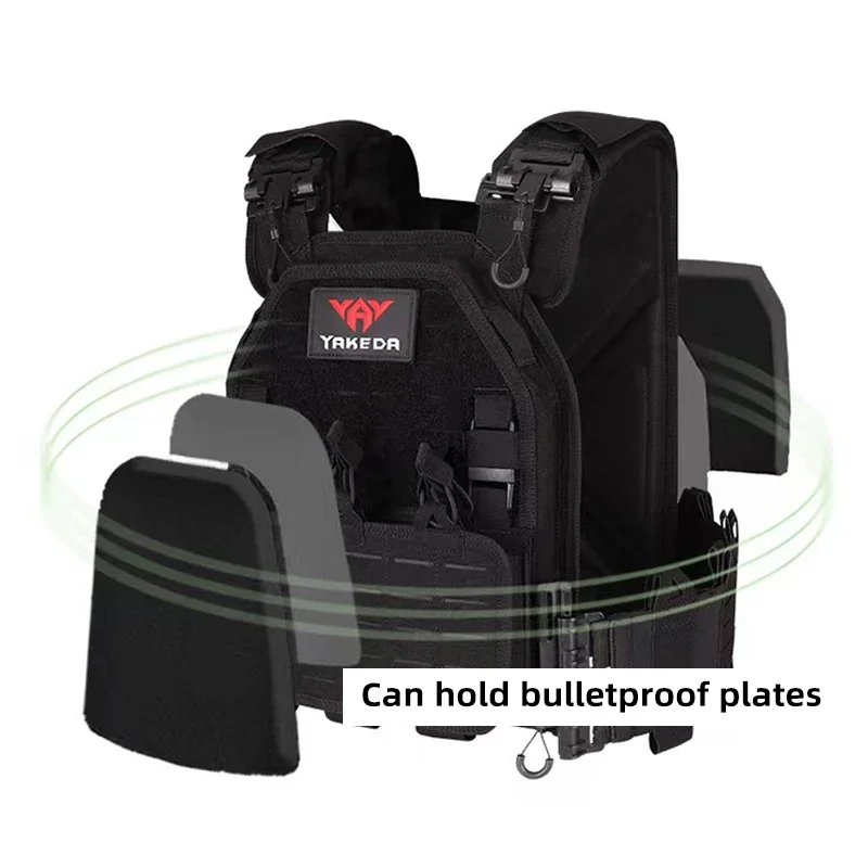 YAKEDA 6094 Modular Combat Vest Laser-Cut MOLLE Adjustable Cummerbund Enhanced Mobility for Special Forces/Field Ops