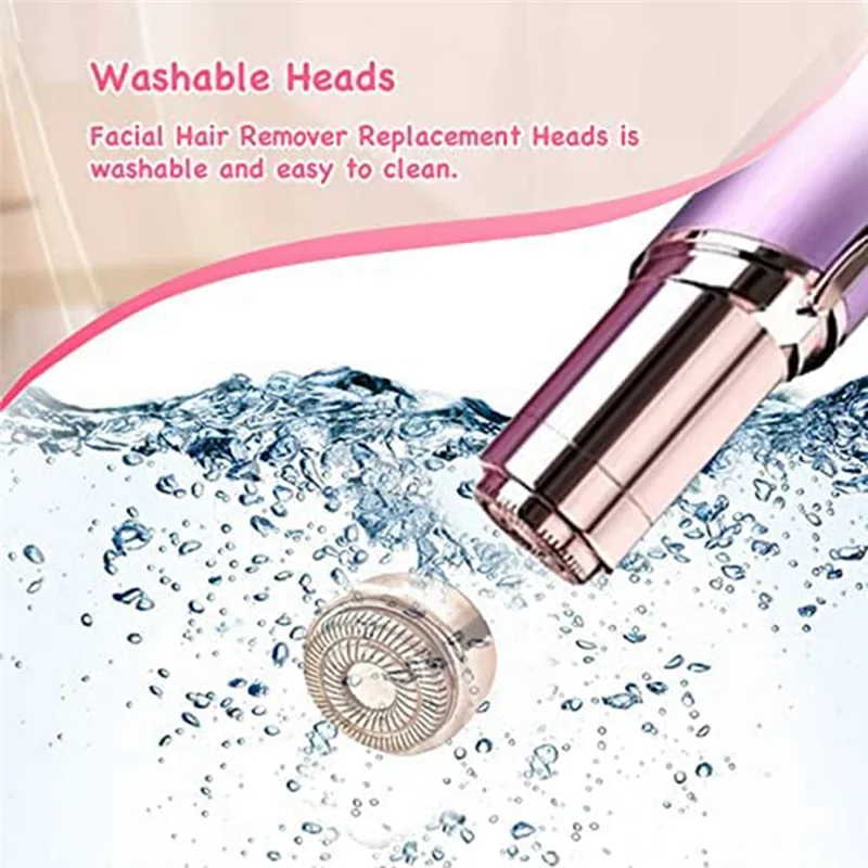 

Replacement Heads, Women Facial Hair Remover Replacement Heads Generation 2 for Finishing Touch Facial Hair Removal Tool E