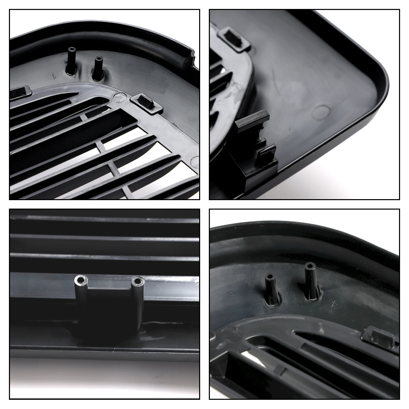 Artudatech Parrilla de parachoques delantero negro mate apta para Dodge Ram 1500 2009-2012 con luz LED