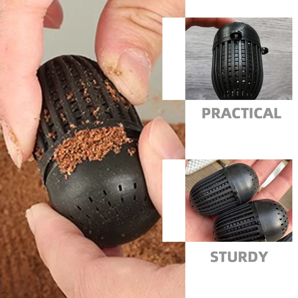 

50 Pcs Bait Ball Carp Fishing Feeder Baits Cage Lobster Net Holder Plastic Basket Lure