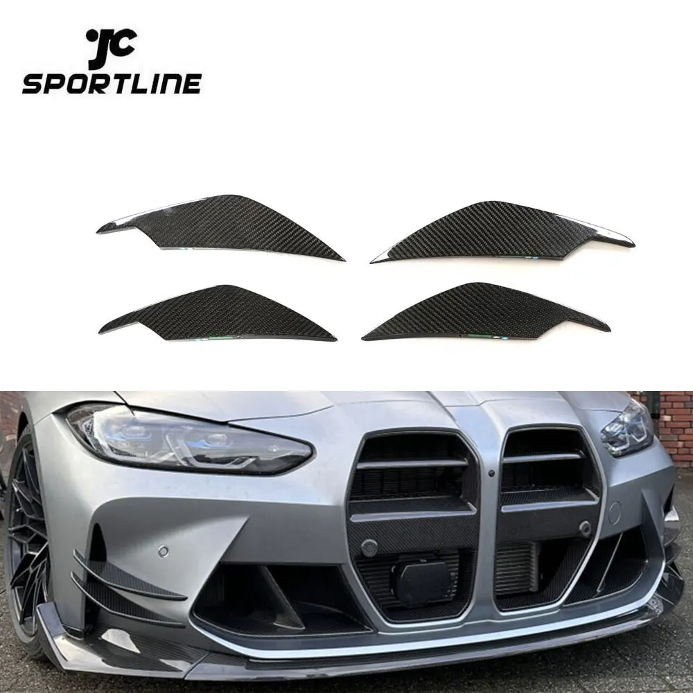 

JCSportline Pre-preg G80 G82 AERO Canards For BMW 3 4 Series G80 M3 G82 M4 2D 4D 2021-2022