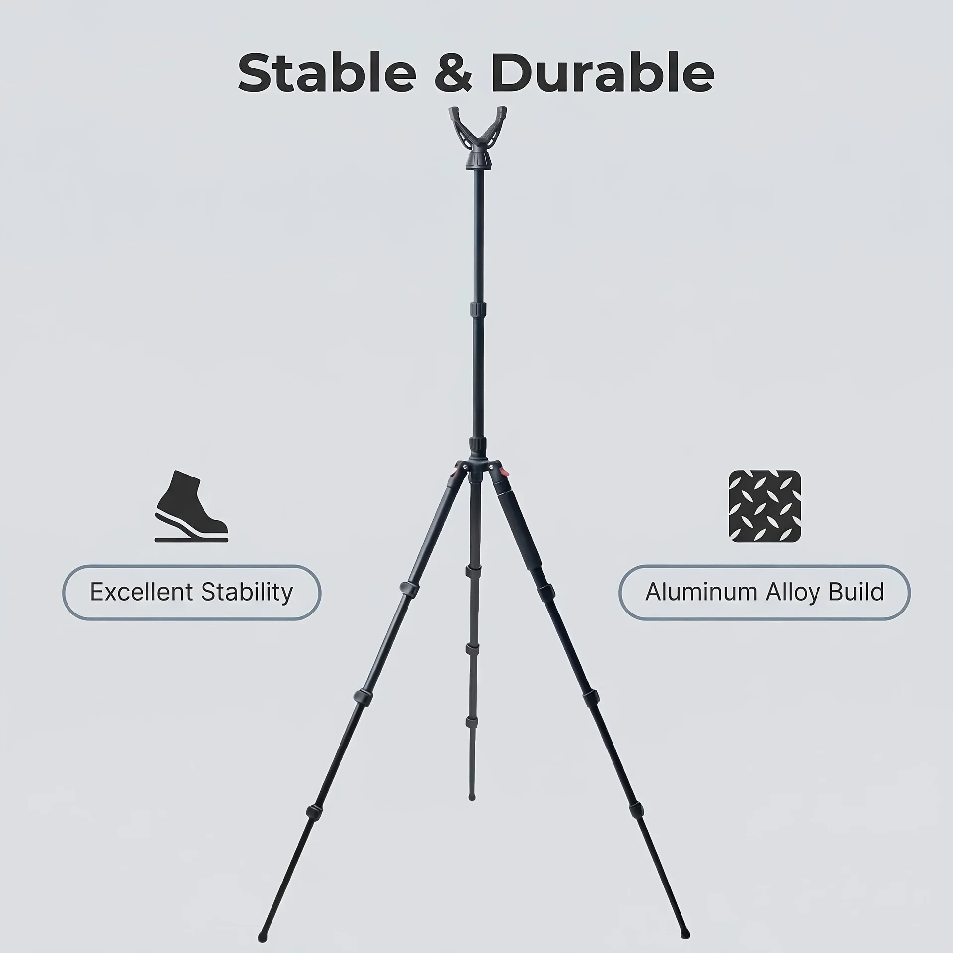 

Aluminum Shooting Saddle Tripod Vice Tactical Stand Drill Shooting Outdoor Hunting Tripod