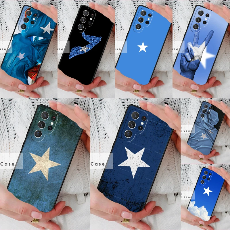 Somali Somalia National Flag Coat Of Arms Phone Cover Case for Samsung Galaxy S26 Ultra S20 FE Note 10 S24 S23 S21 S25 Plus S22