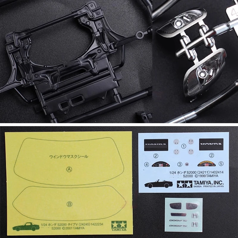 طامية البلاستيك تجميع مقياس السيارة أطقم منمذجة 24245 S2000 سيارة رياضية 1/24 لعبة لتقوم بها بنفسك جمع هدية