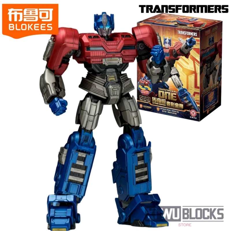 

BLOKEES Трансформеры Brickman Legendary Edition Origin Optimus Prime подвижная игрушка-модель орнамент Коллекционный подарок