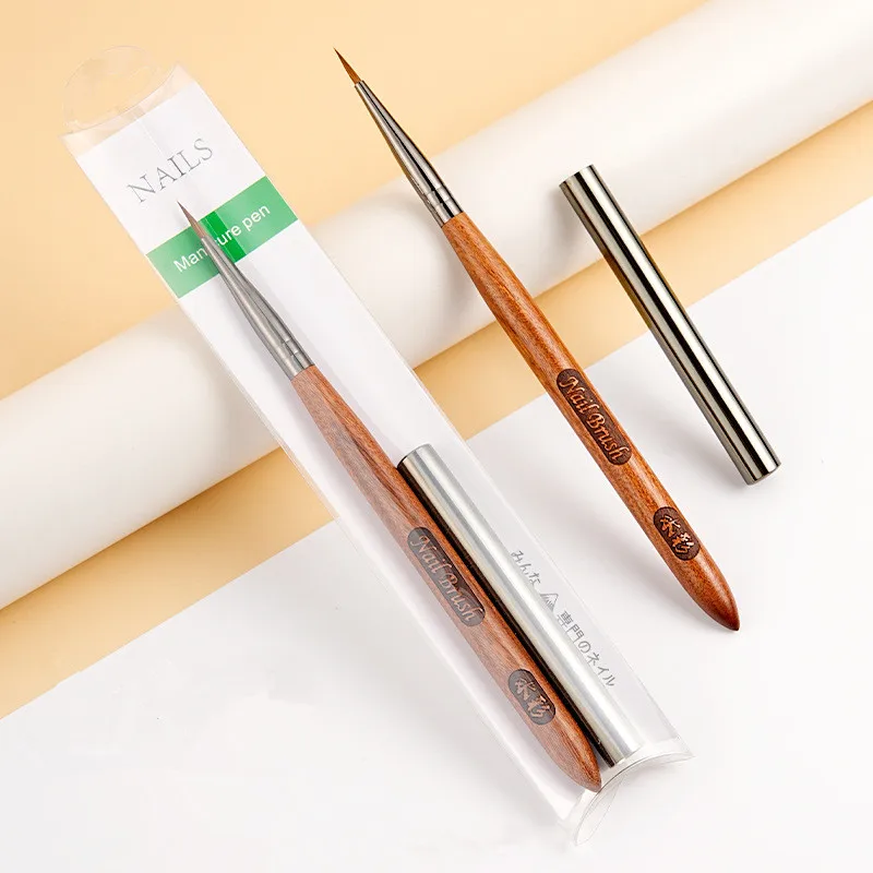 فرشاة بمقبض صندل ، شعر من خشب كولينسكي ، أكريليك ، جل بالأشعة فوق البنفسجية ، قلم نحت ، بودرة سائلة ، فن الأظافر ، 1 ، diy #6