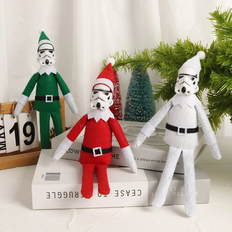 2025 Nieuwe Kerst Elf Pop Mini Speelgoed Poseable Kleine Elf Kerstboom Tafel Home Decoraties Kerst Ornamenten Cadeau voor Kinderen