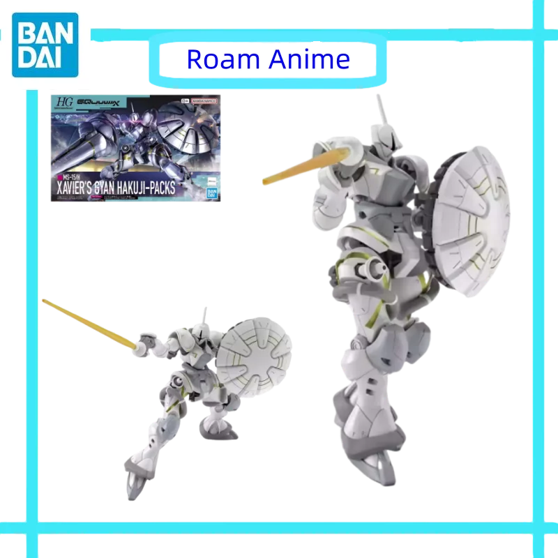 

Оригинальная аниме-модель Bandai HG 1/144 GQuuuuuuX MS-15/H XAVIER'S GYAN HAKUJI-PACKS, экшн-фигурки, игрушки, подарок для детей, точечные товары