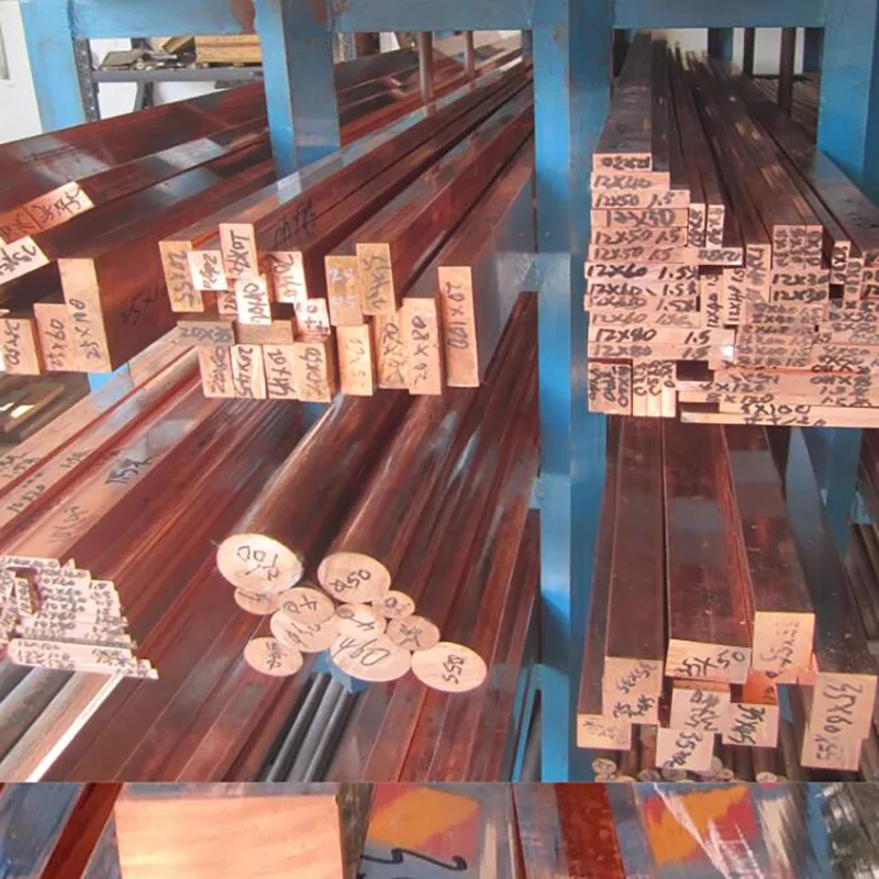 Cobre Placas e Hastes