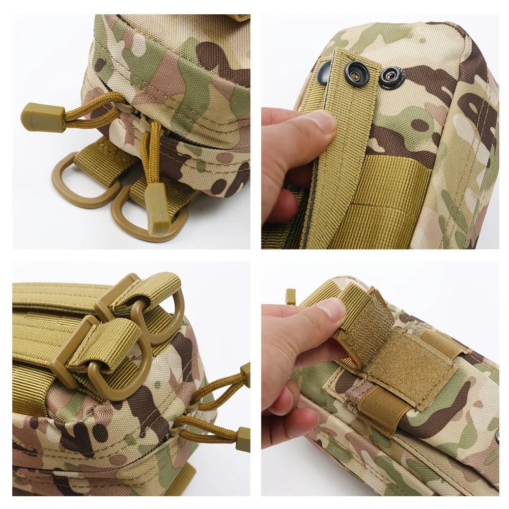 Tactical First Aid Kit Tourniquet Medical Rescue Molle Pouch Survival Gear for Camping Hiking Emergency Preparedness view 4