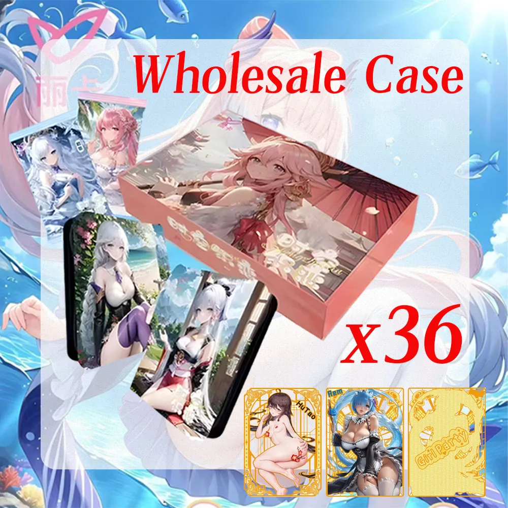 Wholesale New Goddess Story Collection Cards Anime Girl Party Swimsuit Bikini Feast Booster Box Doujin Toy And Hobbies Gift