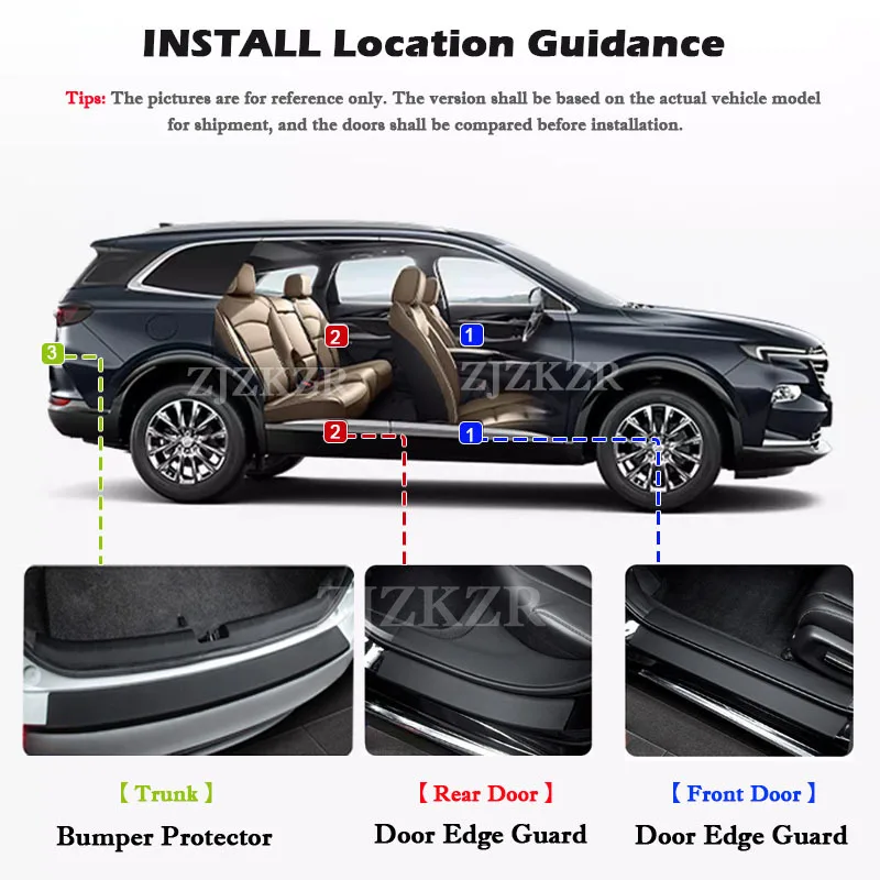 For Toyota BZ3 2023 2024 2025 Car Door Threshold Sill Protector Plate Trunk Bumper Guard Sticker Decals Interior Accessories