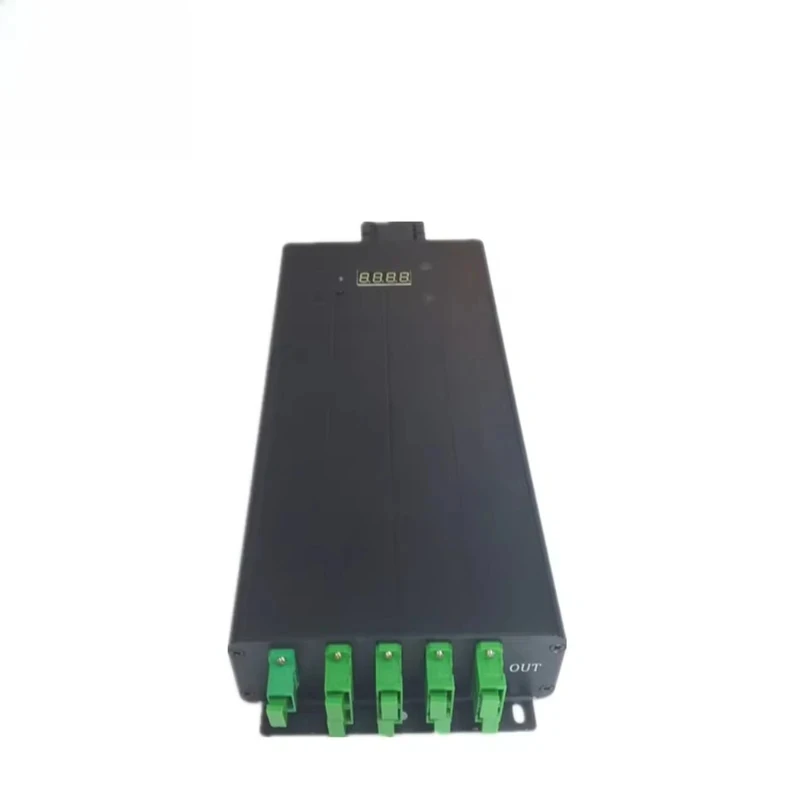 Mini 1550nm Fiber Optic Equipment Cable TV Optical Amplifier, Output 4x17dBm 2