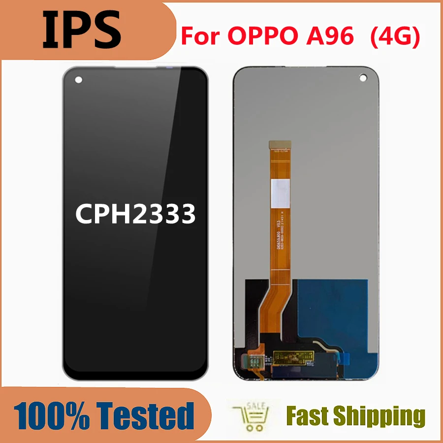 

6.59'' For Oppo A96 LCD Display Touch Panel Digitizer Assembly For Oppo A96 4G CPH2333 Screen Replacement