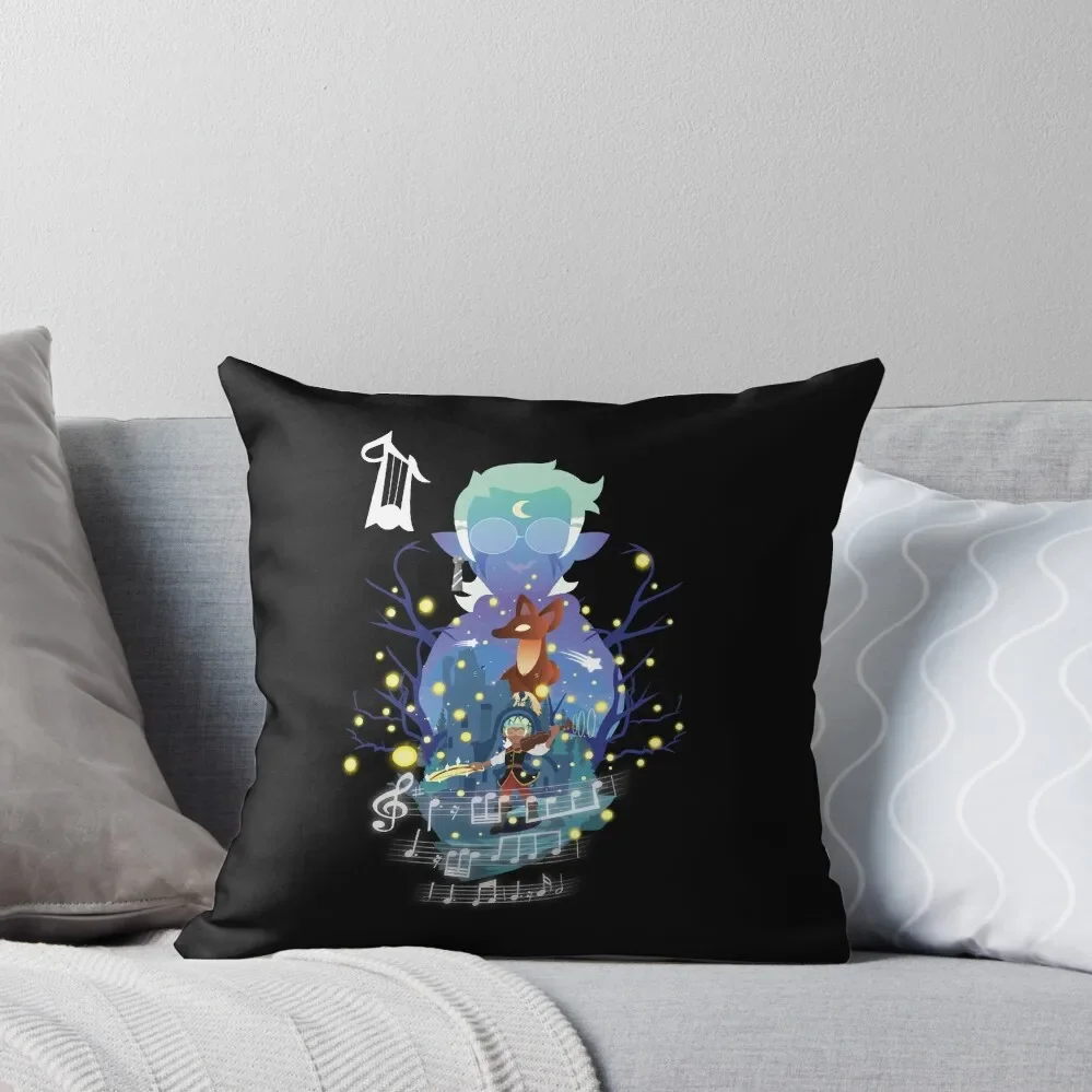 Raine Whispers , magic, raine toh, witch, luz noceda, amity blight, bard coven, toh raine - bard, Throw Pillow