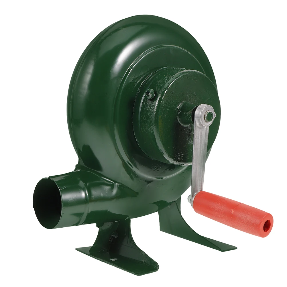 

250W Hand Blower Portable Fire Air For Grill Fireplace Stove Held Iron Camping Barbecue Fan Manual Popcorn Blower BBQ Tool