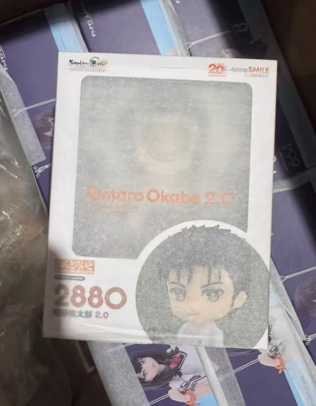 Good Smile Nendoroid Doll Makise Kurisu Lab Coat Ver. Rintaro Okabe Faris NyanNyan Steins Gate Movable Anime Collectible Model