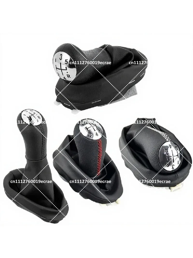 Car Shift Knob Leather Gear Shifter Handle Manual Transmission Accessory 5 Colors