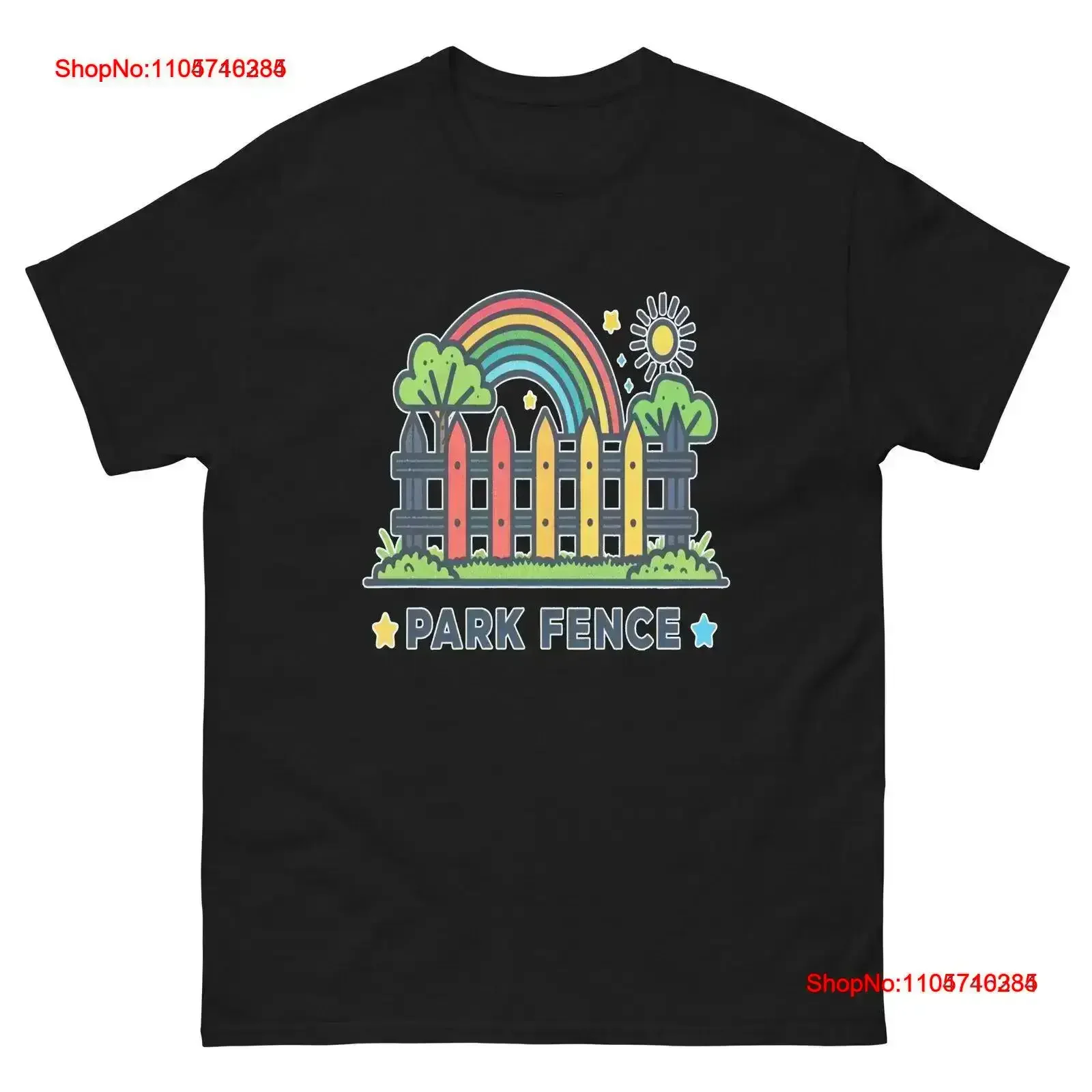 Park Fence Object Place Item Urban T Shirt vintage Washed graphic Breathable Stretched Versatile Casual Stylish vintage Washed
