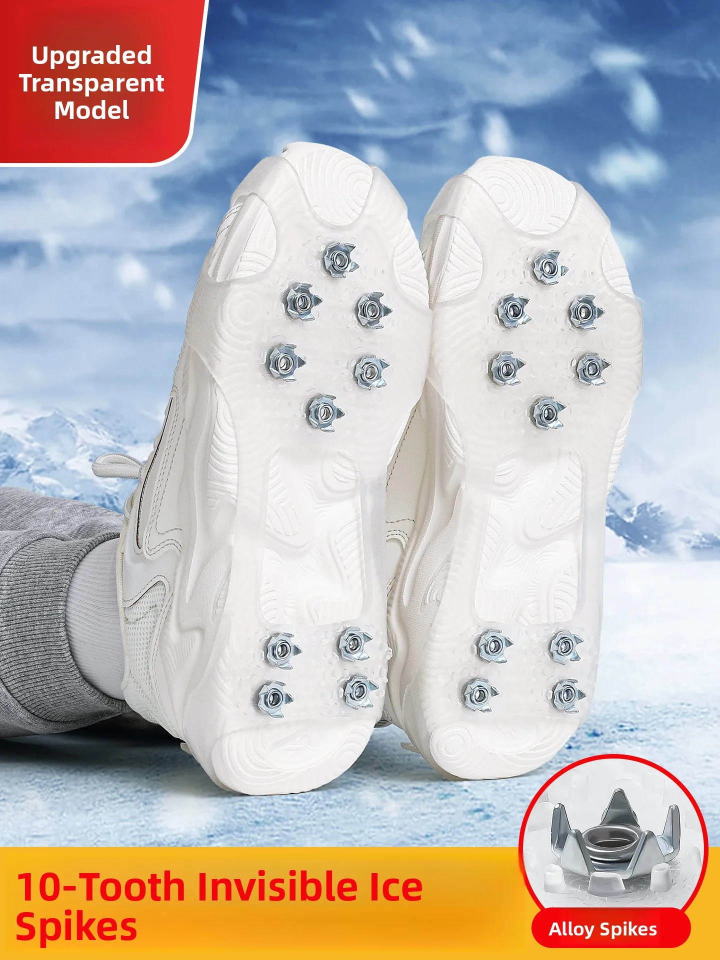 

Anti-Slip Ice Claw oe Covers Outdoor Snowy und Climbing Mountaineering Winter Northeast China Snowfall oe Bot Stiers