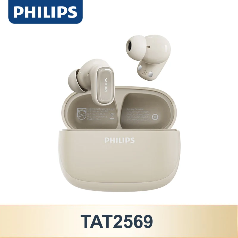 Original Philips TAT2569 Earphones Wireless Bluetooth Noise