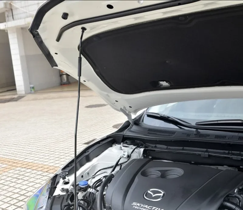 Aislamiento acústico y térmico para Mazda 3, cubierta de algodón para capó delantero del motor, alfombrilla de cortafuegos, amortiguador de ruido, 2014, 2015, 2016, 2017 -2021 Z