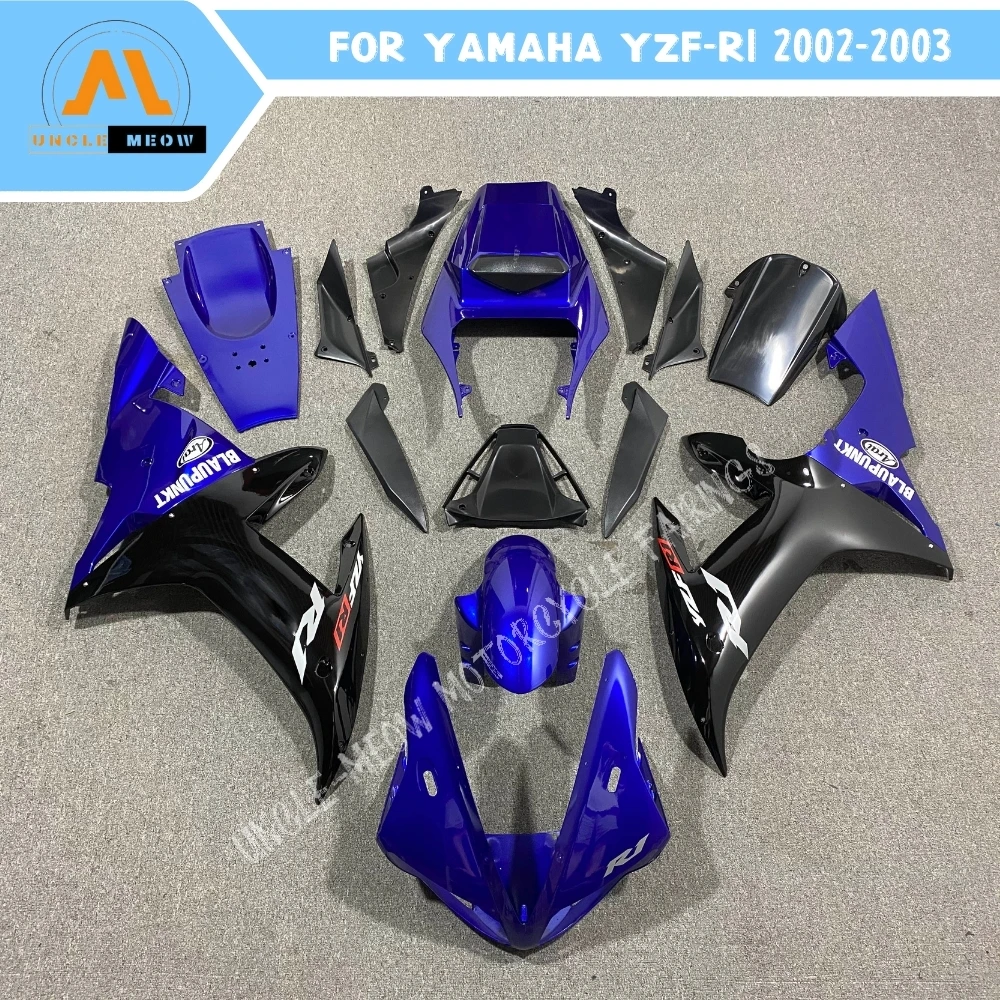 Customizable Motorcycle Fairing Kit High Quality ABS Plastics Fits YAMAHA YZFR1 YZF R1 2002 2003 Bodywork Set