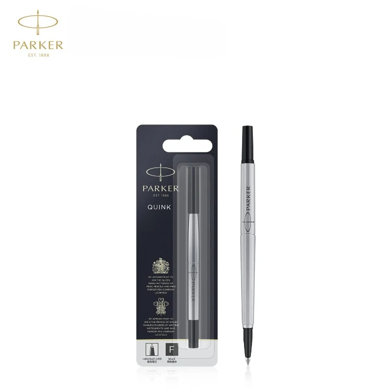 PARKER Signature Pen Núcleo a base de agua genuino, delgado/mediano, paquete colgante individual negro, para bolígrafo Parker