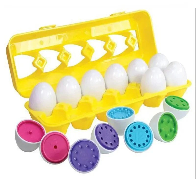 Montessori Kinder Frühe Bildung Lernen Smart Ei Spielzeug Kinder Farbe Form Erkennen Passenden Sortierer Puzzle Spiele Spielzeug Geschenke