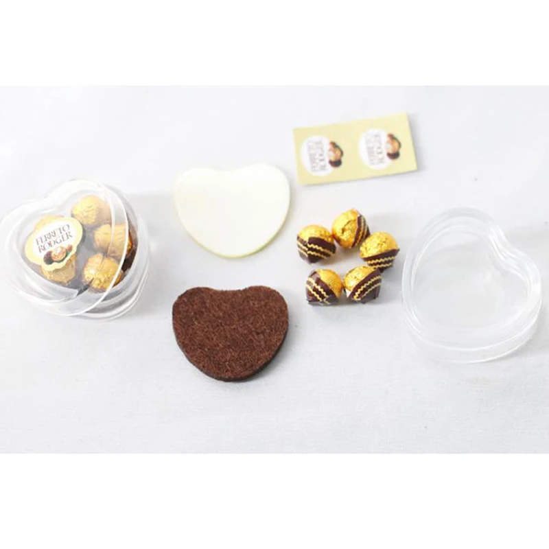 1:12 Dollhouse Miniature Chocolate Gift Box Model Food Toy Kitchen Accessories