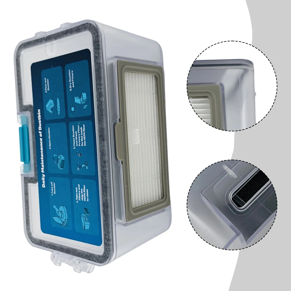 For Busy Households Dust Box Replacement Part Anti-clogging Suction Channel Smooth Interior Walls For Conga 999