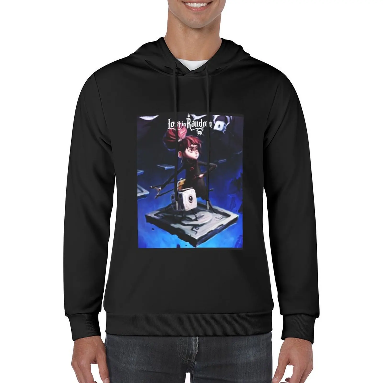 Lost in Random game Hoodie blouse korean clothes anime clothing autumn new hooded tee