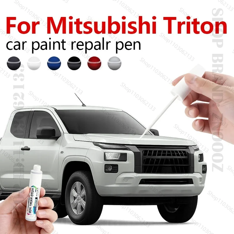 

Ручка для ремонта автомобильной краски для Mitsubishi Triton, аксессуары для ремонта царапин, оранжевый, серебристый, черный, белый, зеленый, синий, красный